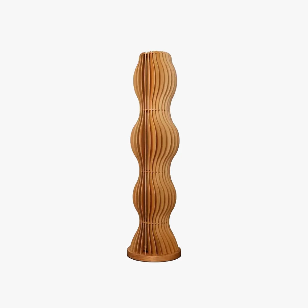 Stylish Ozawa Stehleuchte Textil Holz 95CM Lang Expertly Made