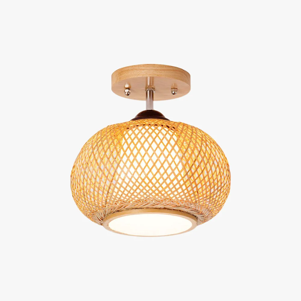 Solid Muto Rattan Deckenleuchte ∅25 35 40CM Authentic