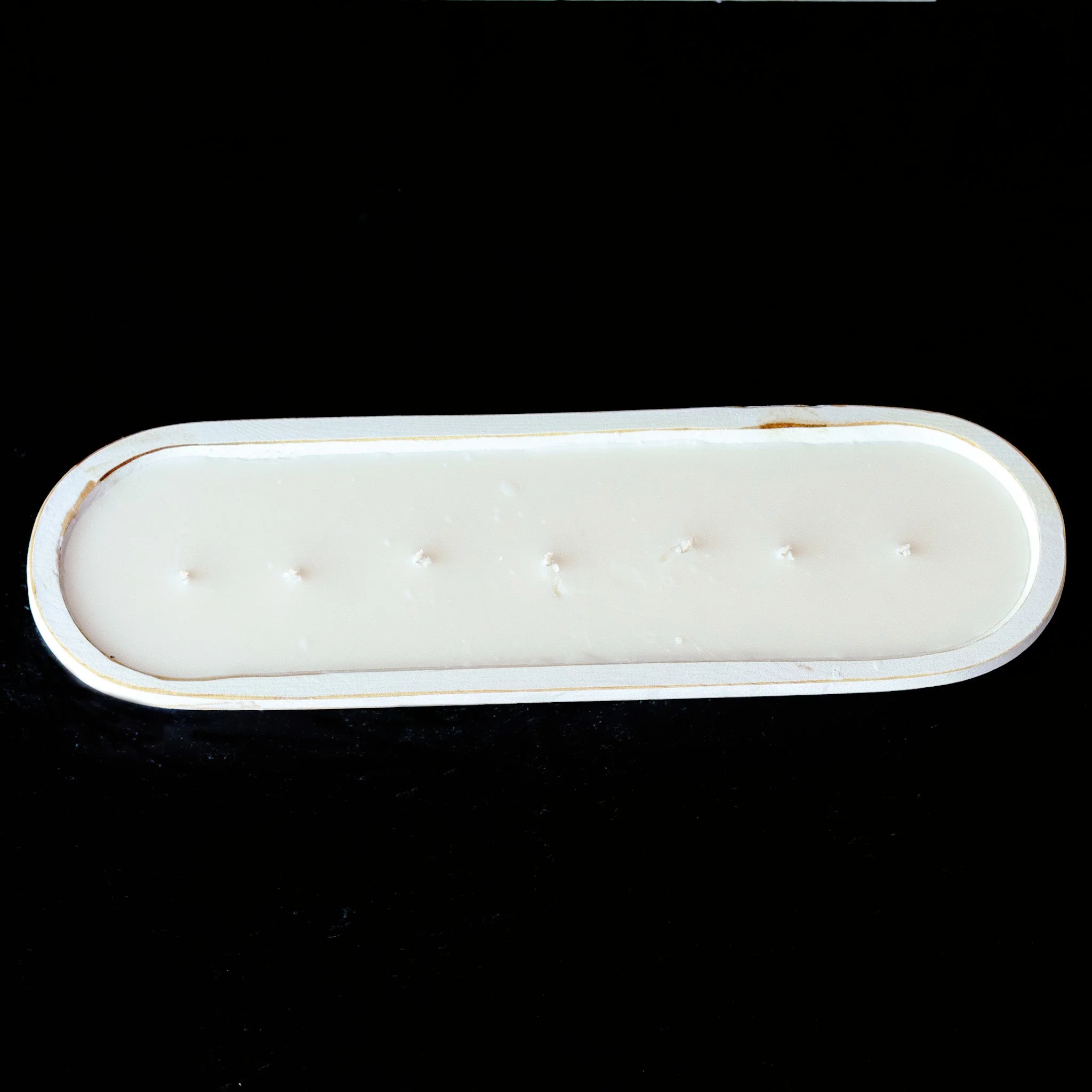 Reliable Mango Coconut Milk - 7 Wick White Wood Dough Bowl Soy Candle Pure