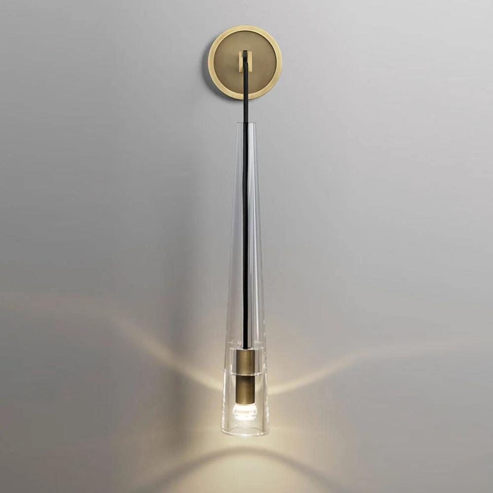 Excellent Modern Black Golden Hanging Suspended Wall Light Efficient