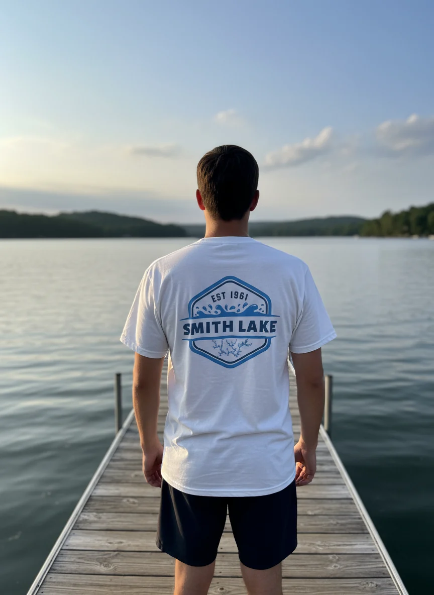 Relaxed Smith Lake Gifts and Outdoors T-Shirts Smart