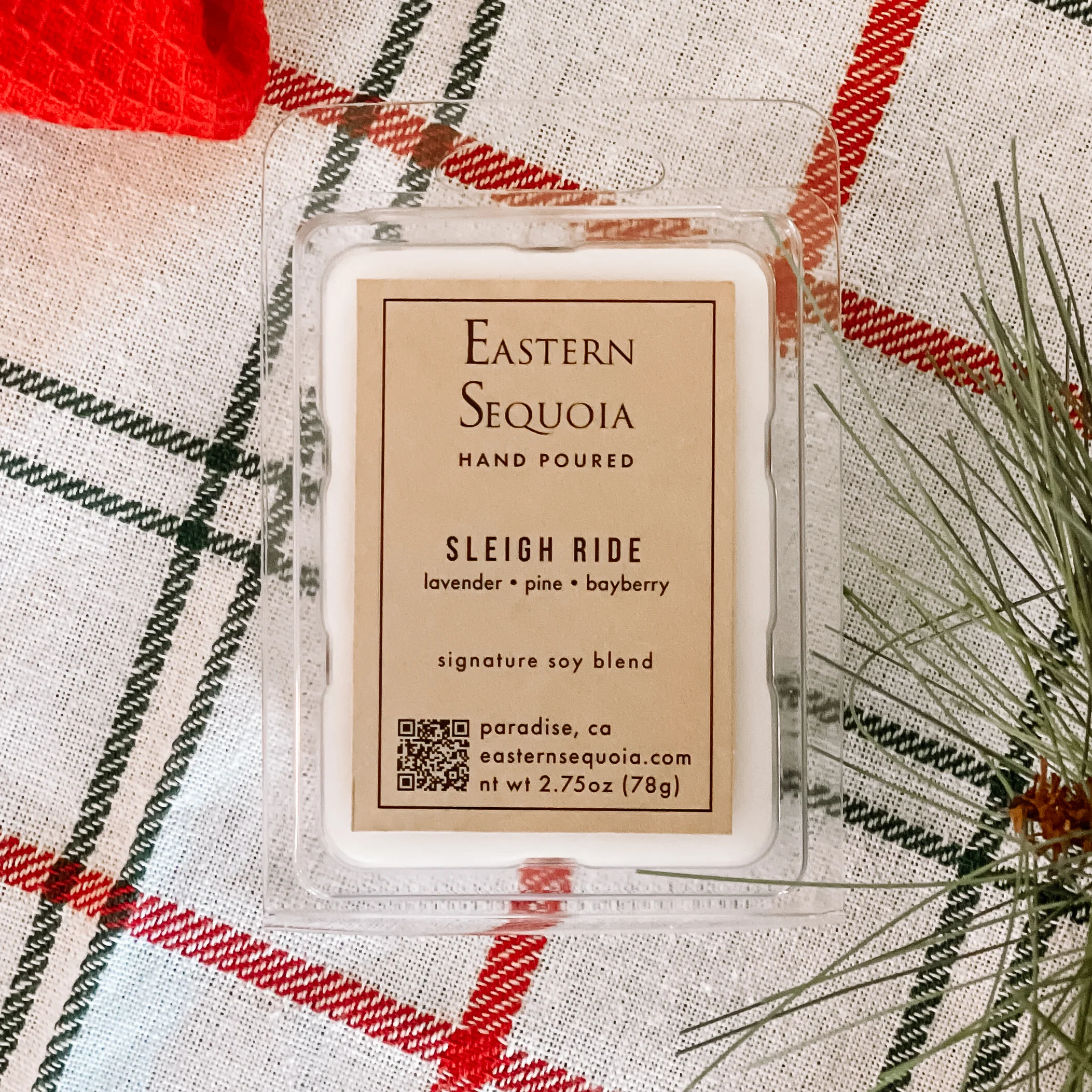 Solid Sleigh Ride Wax Melts Fast