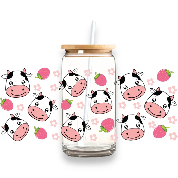 Contemporary Moo Cow Plastic or Glass Tumbler Original