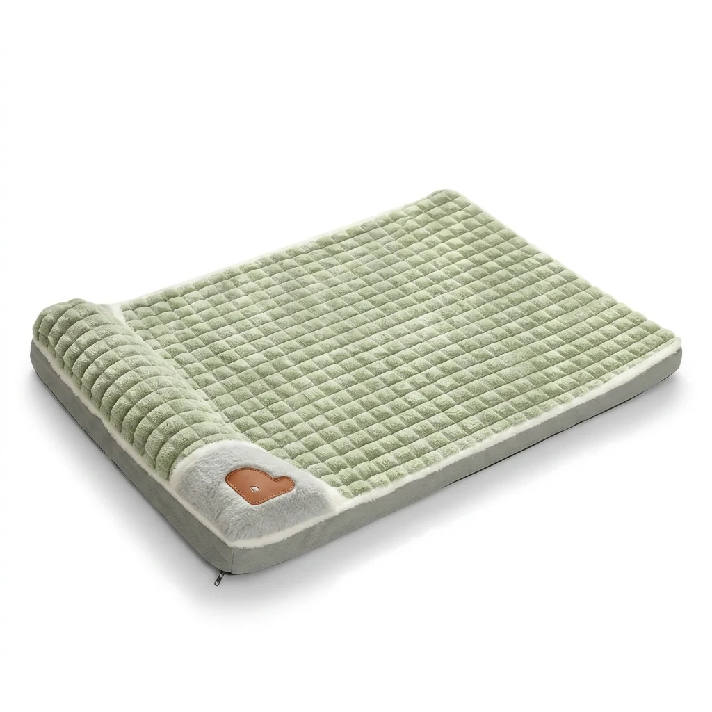 Fine Supportive Memory-Foam Dog Bed Washable Cotton Cover Outstanding