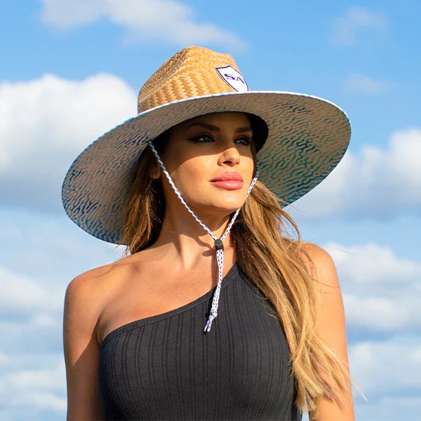 Premium SA Under Brim Straw Hat Smart