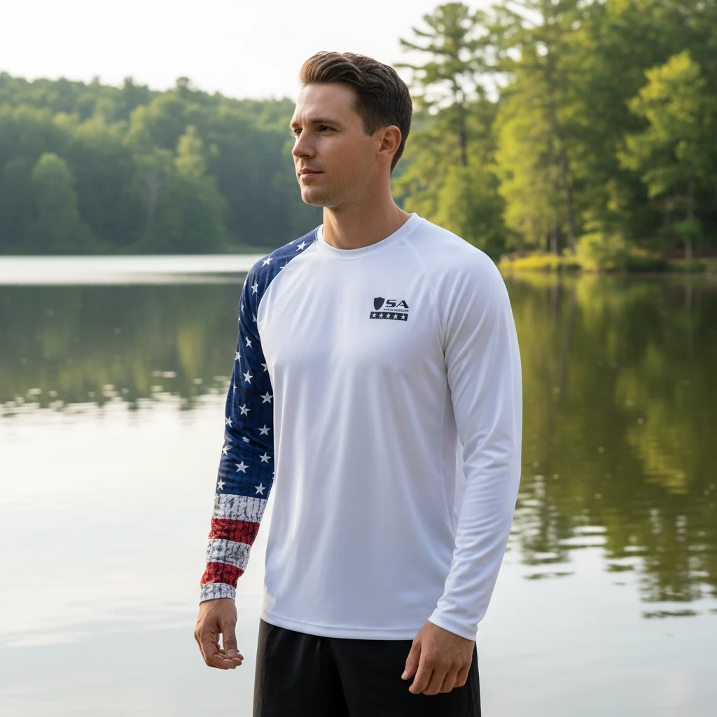 Efficient SA Performance Long Sleeve Shirt American Solid