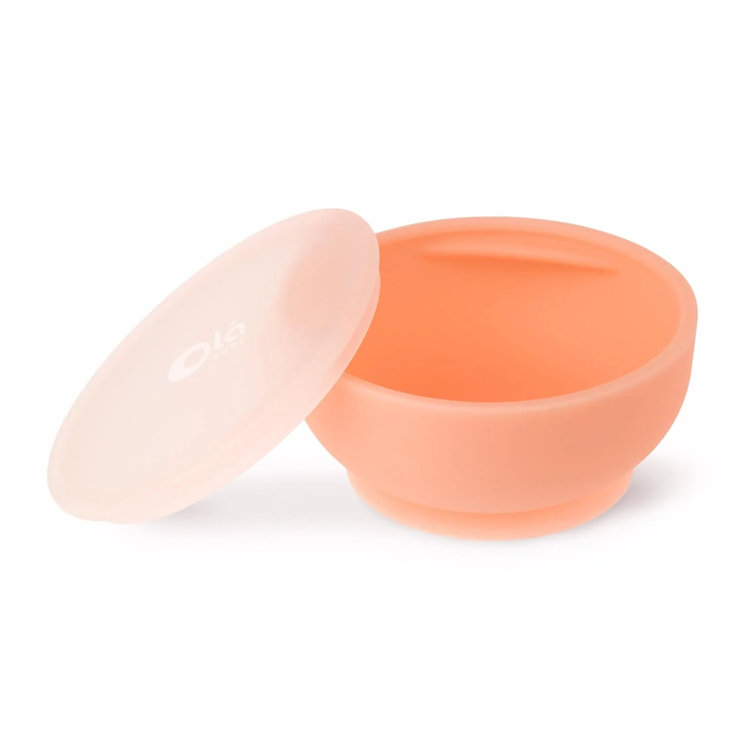 Functional Olababy Silicone Suction Bowl with Lid High-Performance