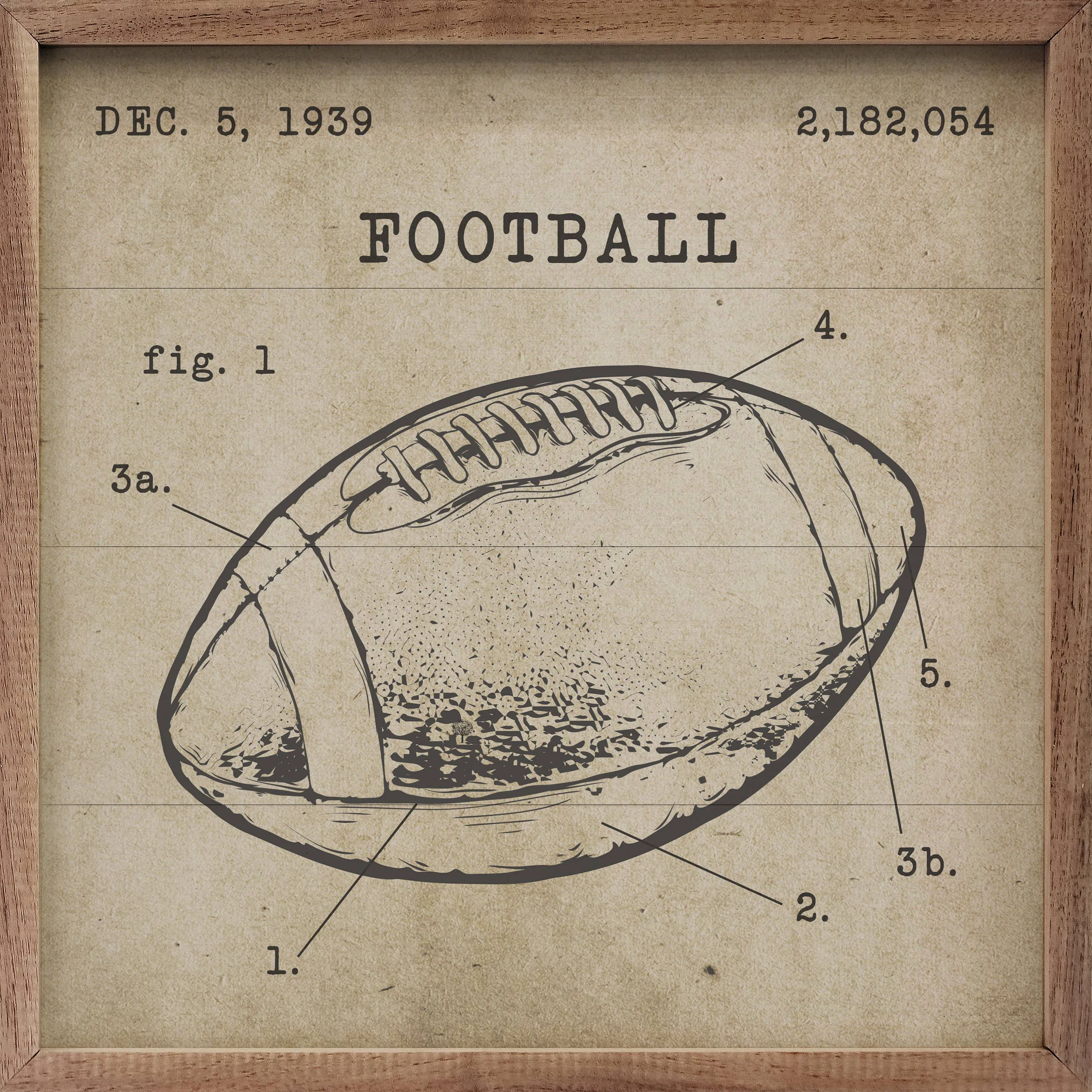 Optimized Football Patent Brown Outstanding