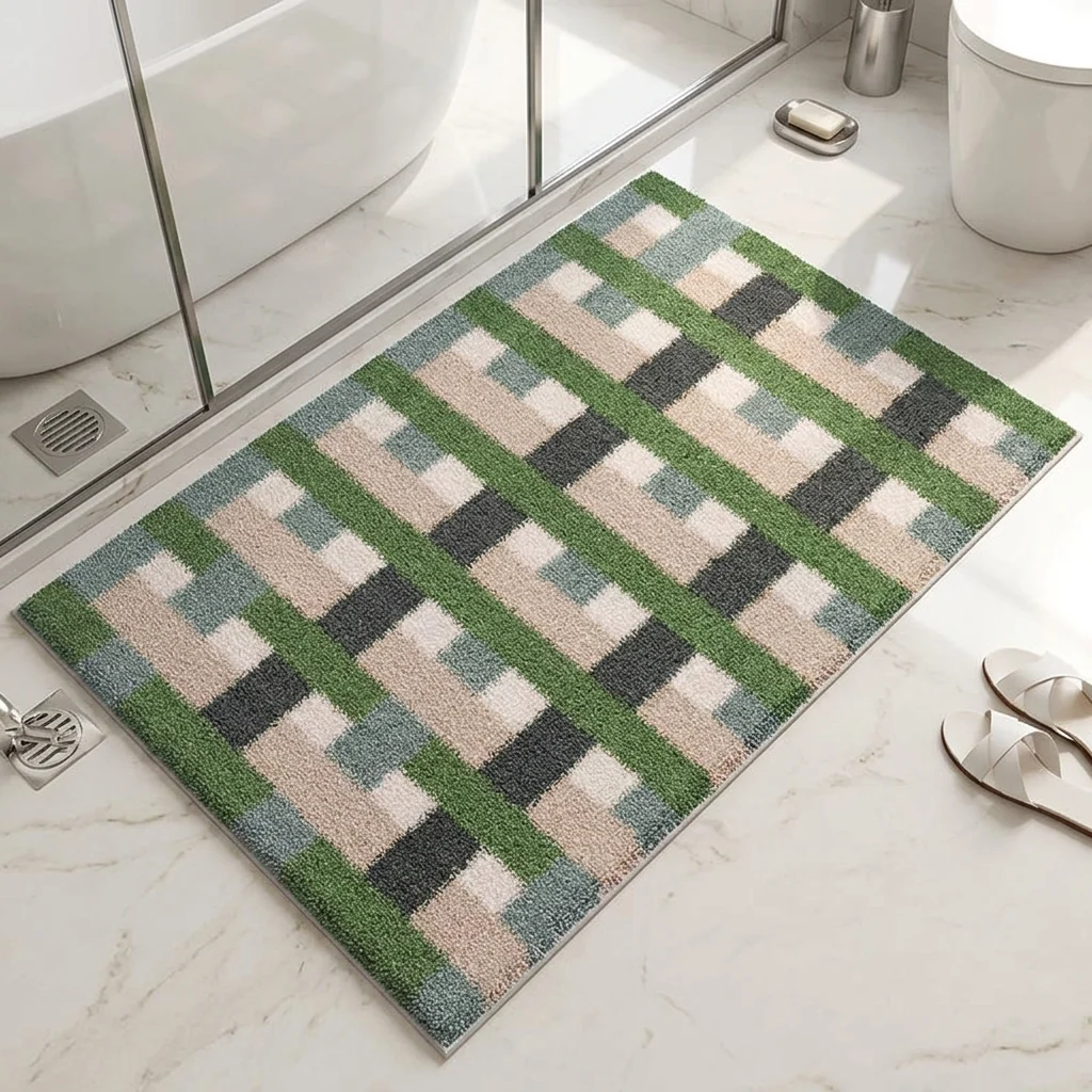 Original Retro Absorbent Bathroom Mat Non-Slip Washable Powerful
