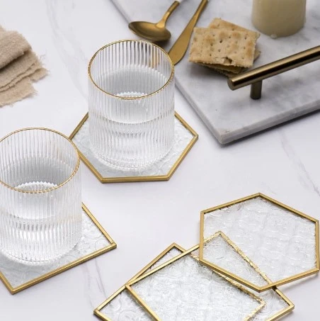 Versatile Retro Glass Coaster Fashionable