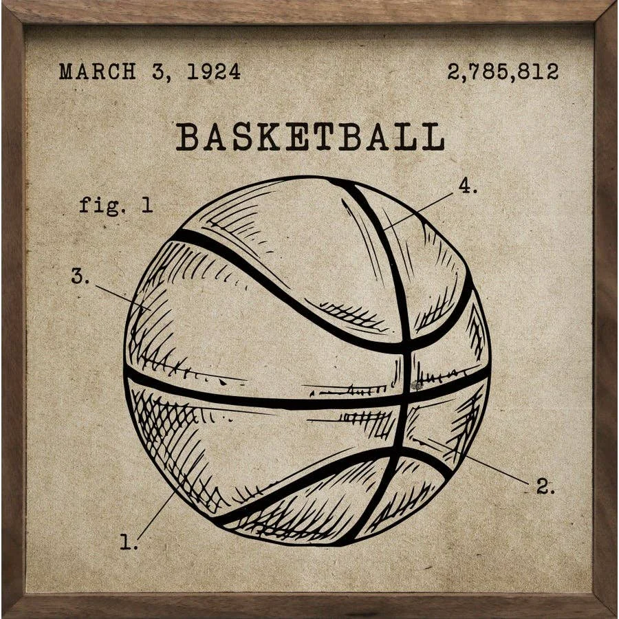Original Basketball Patent Brown Lightweight