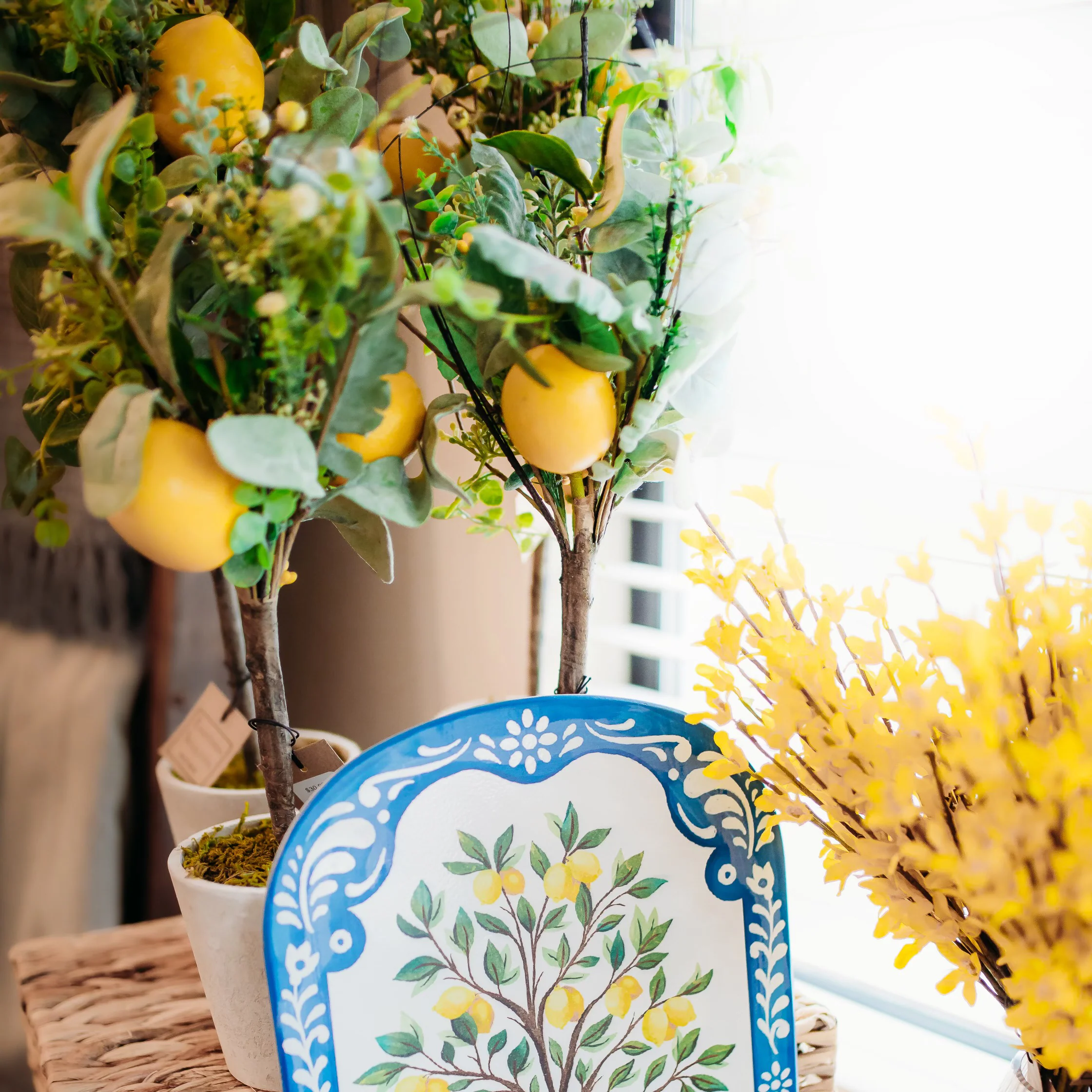 Premium Material 18 Forsythia Blossoming Branch Elegant