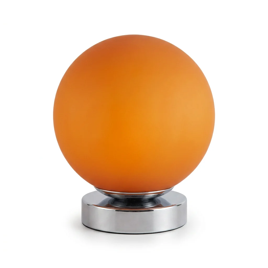 High-Performance Murano-Style Glass Bedside Lamp Jewel Glow 3 Tones Trendy