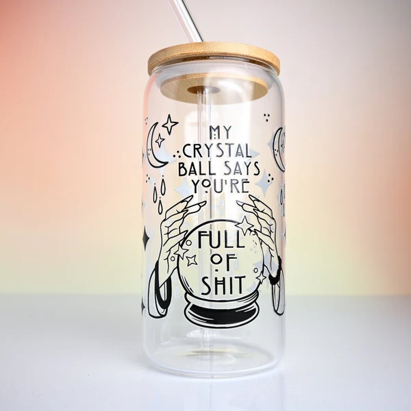 Convenient Crystal Ball Plastic or Glass Tumbler High-Performance