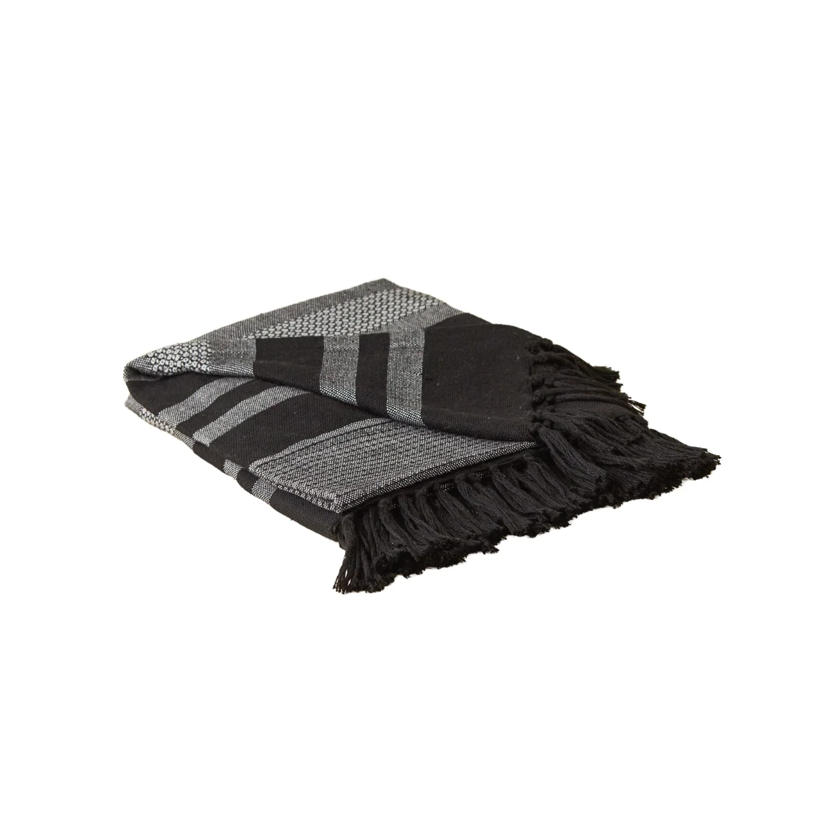 Reliable Keni Recycled Throw Black World-Class