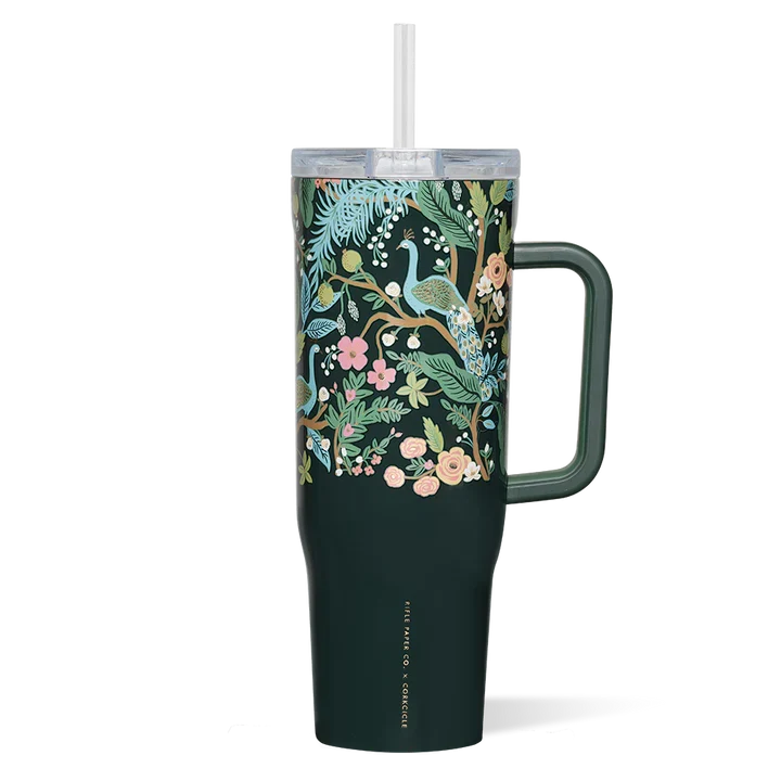 User-Friendly Rifle Paper Co. Cruiser 40oz - Peacock Blue Soft