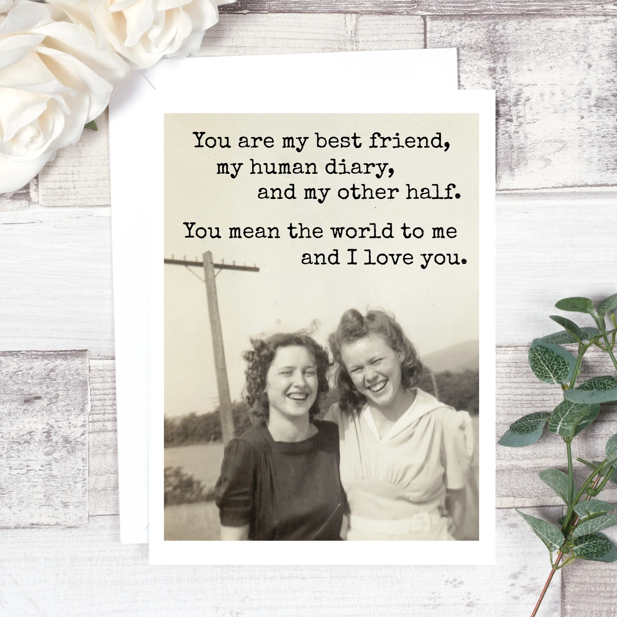 Dependable You Are My Friend... Friendship Card. 458 Smart