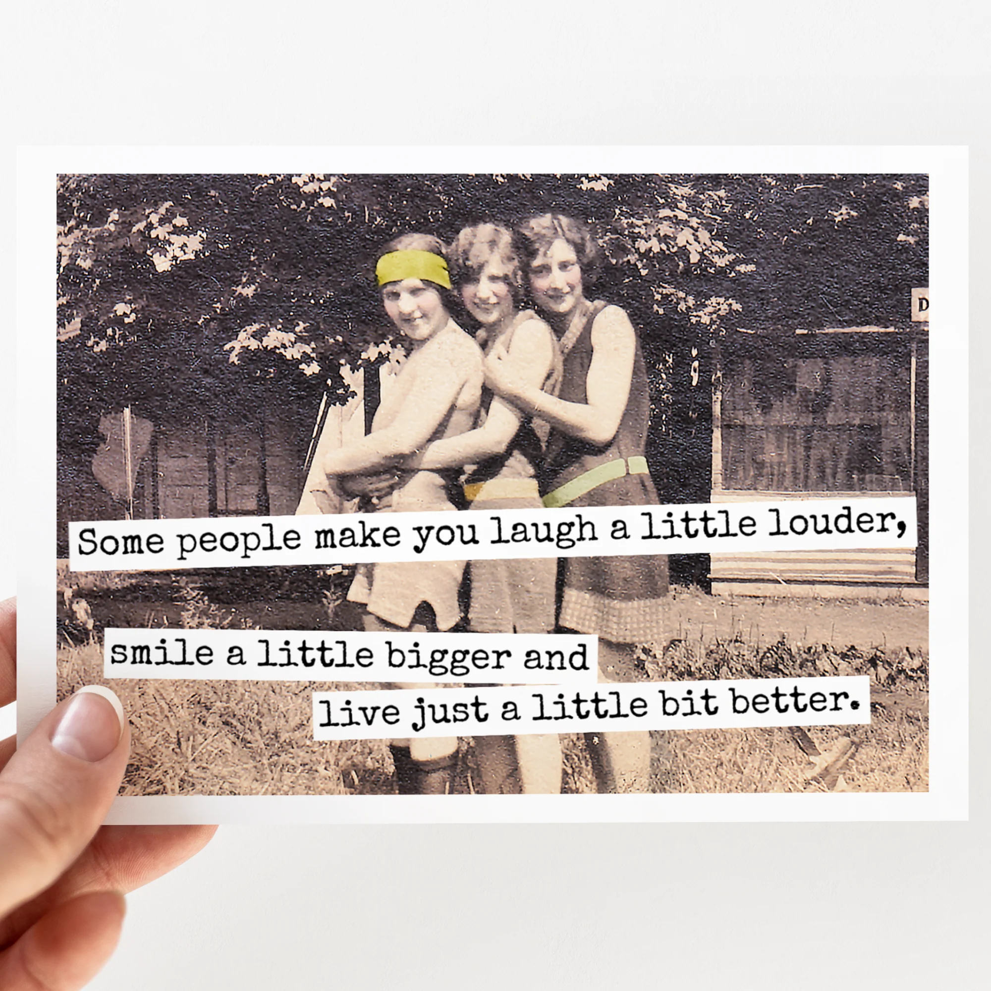 Unique Some People Make You Laugh A Little Louder Smile A Little.. Carefully Designed