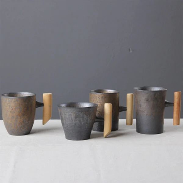 Authentic Retro Stoneware Water Cup Premium Material