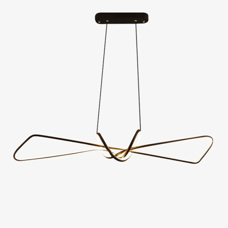 Natural Bouvet Minimalist Geometric Metal Adjustable Pendant Light Trusted
