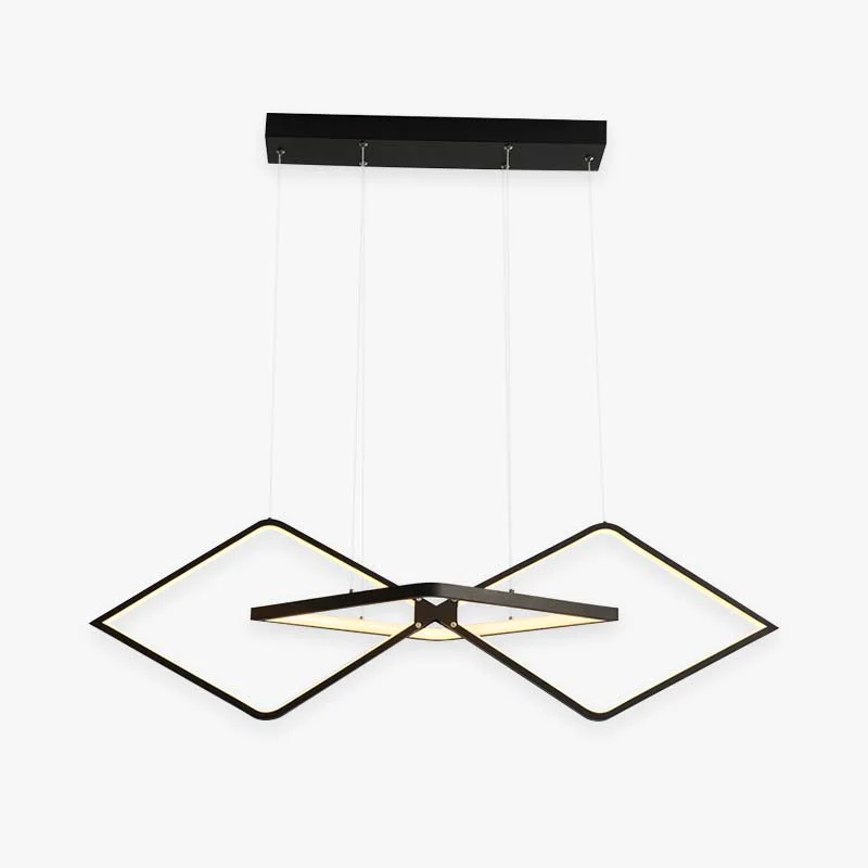 Exceptional Bouvet Minimalist Geometric Metal Pendant Light Black Gold Superior
