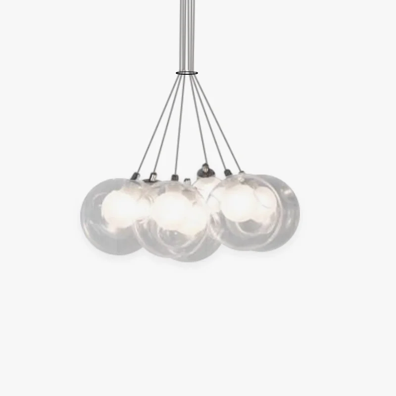 Contemporary Valentina Modern Bubble Acylic Pendant Light 5 Style Premium Material