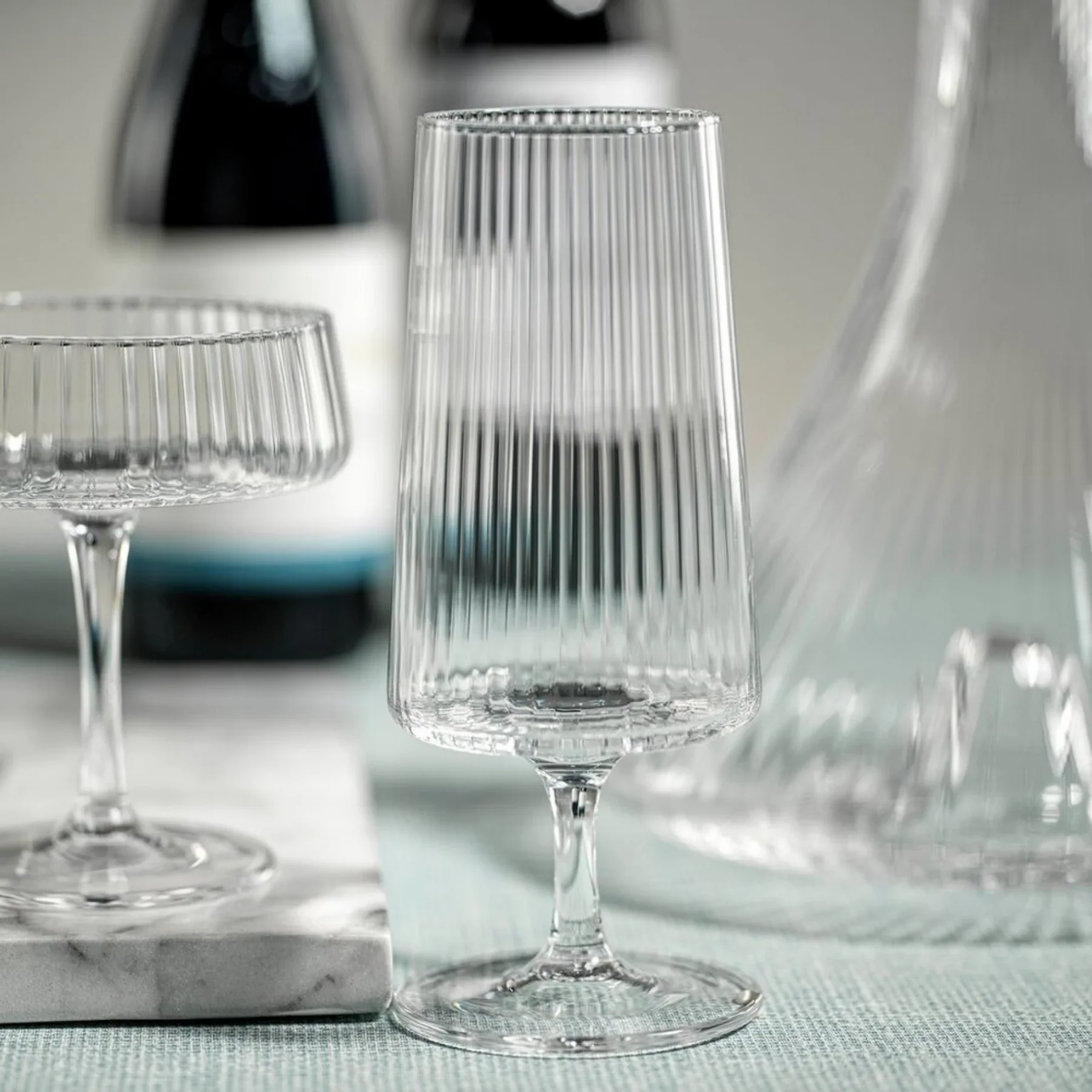 Original Design Bandol Fluted Textured Cocktail Glass Powerful