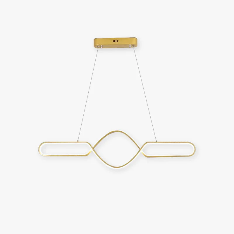 Green Bouvet Nordic Geometric Cross-Linear Pendant Light Consistent