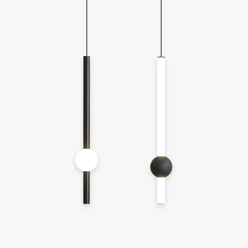 Fine Crafted Carr Minimalist Linear Globe Glass Pendant Light Bedroom Soft