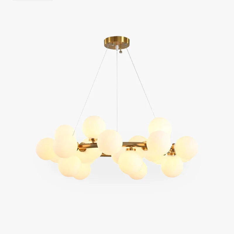 Genuine Valentina Chandelier Bubble Beans Glass Dining Room Traditional