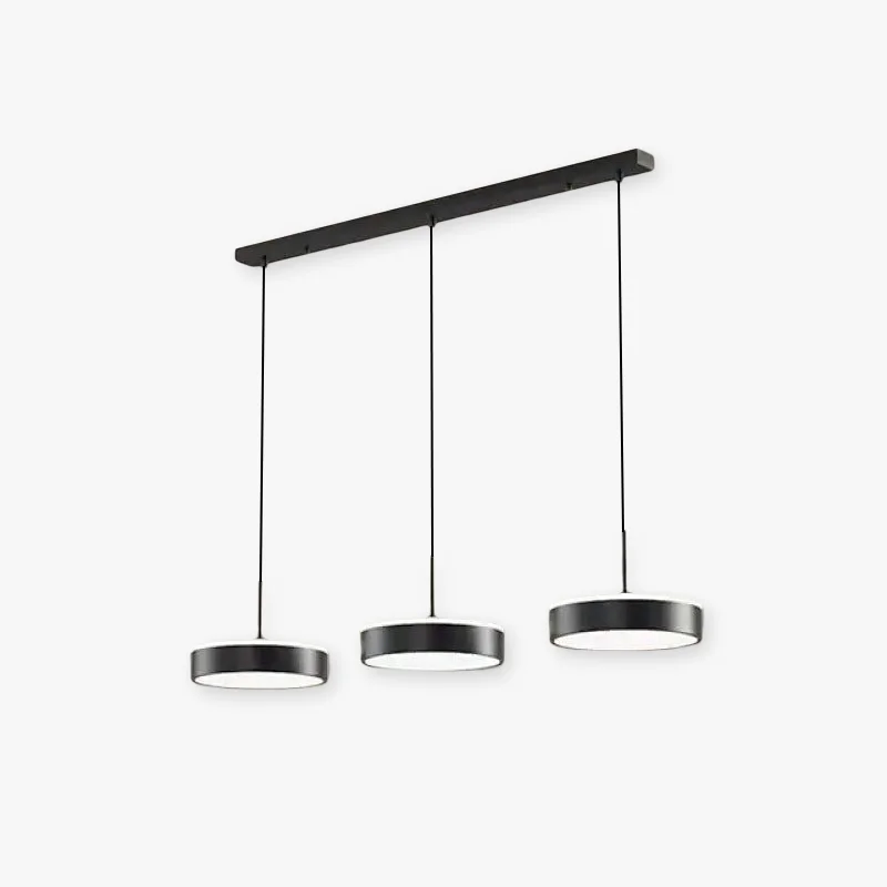 Crafted Raheel Pendant Light Cluster Metal Acrylic Black Gold Bar Recyclable