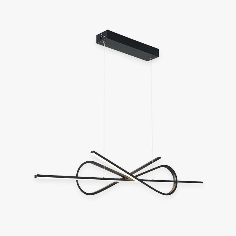 Top-Quality Bouvet Modern Minimalist Nordic Bow-tie Metal Pendant Light White Black Powerful