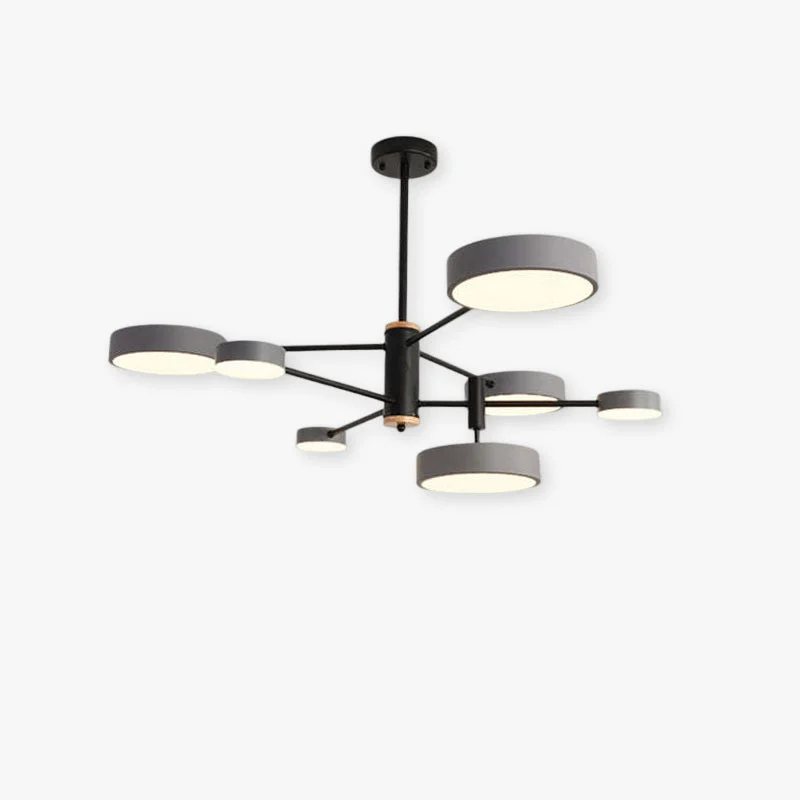 Detailed Sienna Pendant Light LED Metal Wood Gray White Gold User-Friendly
