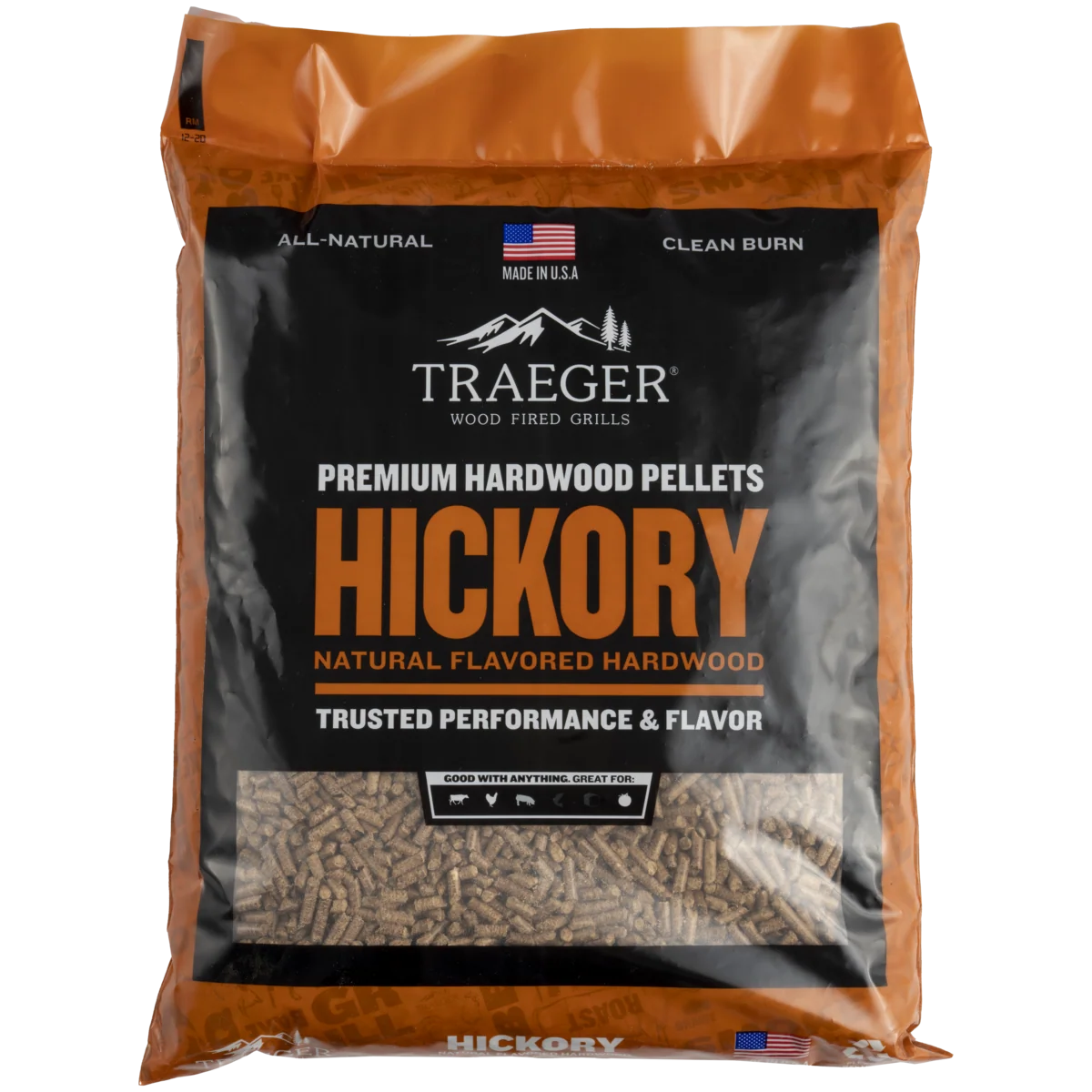 Trendy TRAEGER HICKORY PELLETS High-Grade