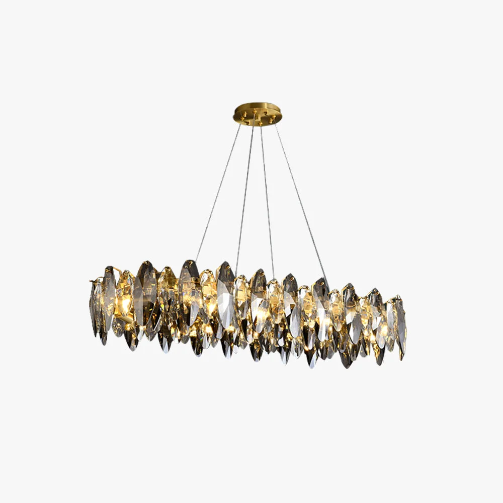 High-End Marilyn Modern Annular Metal Pendant Light Gold Outstanding
