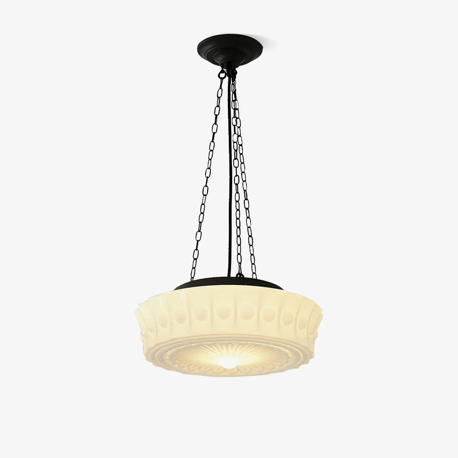 Minimalist Zen Milk Glass Pendant Light Fashionable