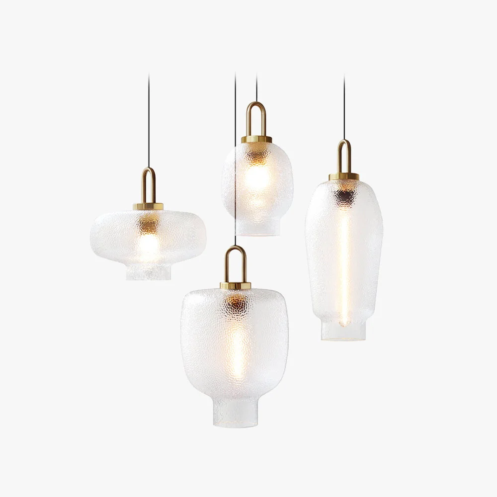 Quality Hailie Minimalist Blown Frosted Glass Pendant Light Gold