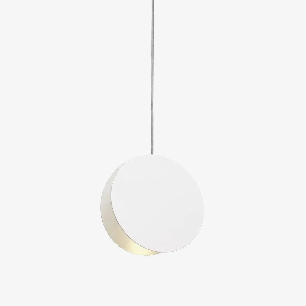 Practical Morandi Round Pendant Light Metal 6 Color 7.8″ 11.8″ Refined