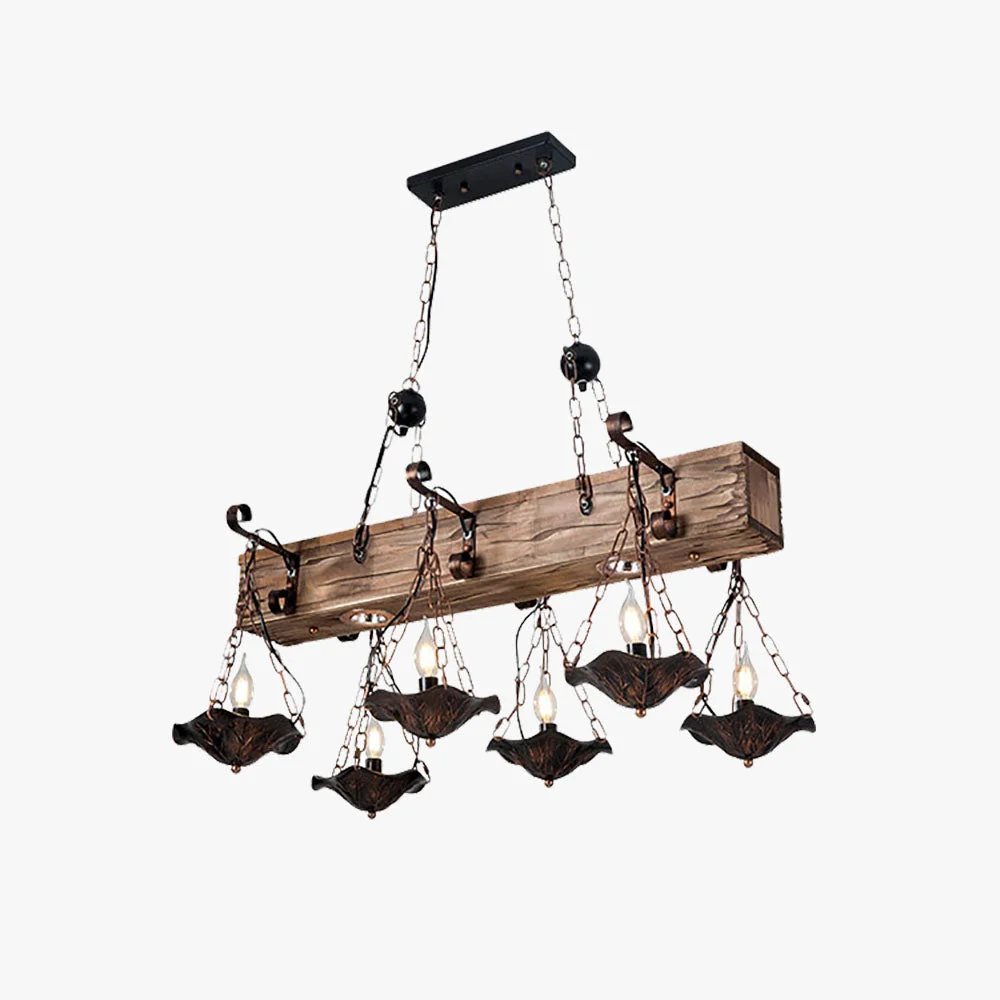 Responsible Austin Industrial Metal Wood Pendant Light Bronze User-Friendly