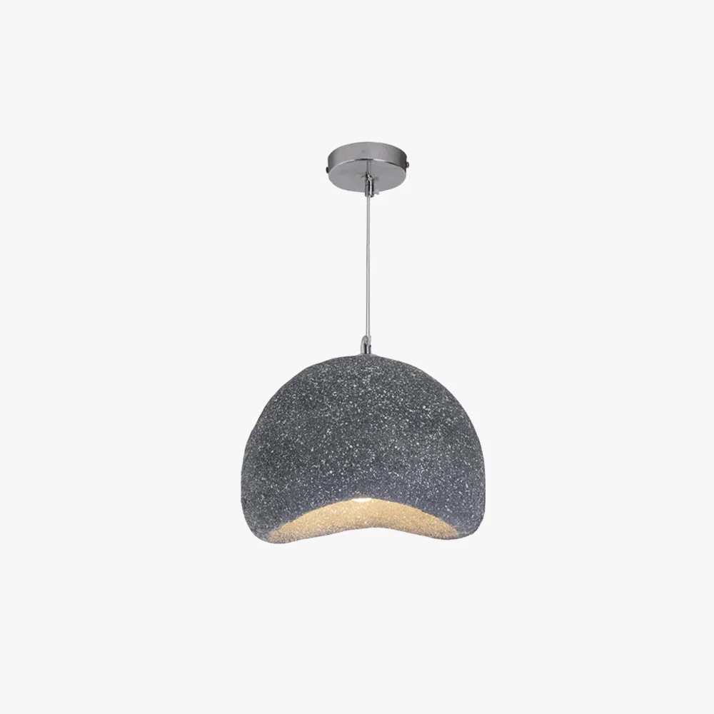 Dependable Byers Wabi Sabi Bread Shape Resin Pendant Light 2 Color Fine