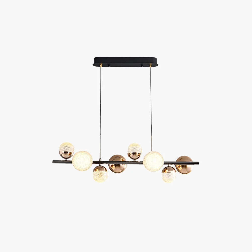 Specialty Valentina Glass Modern Bubbles Pendant Light Prestigious