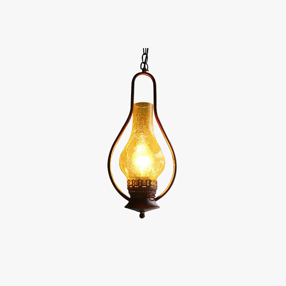 Effective Alessio Rustic Vintage Kerosene LED Pendant Light Trusted