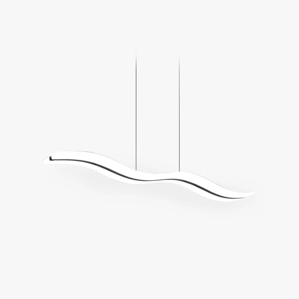 Elegant Minimalist Wave Wavy Pendant Light 38.5 Versatile