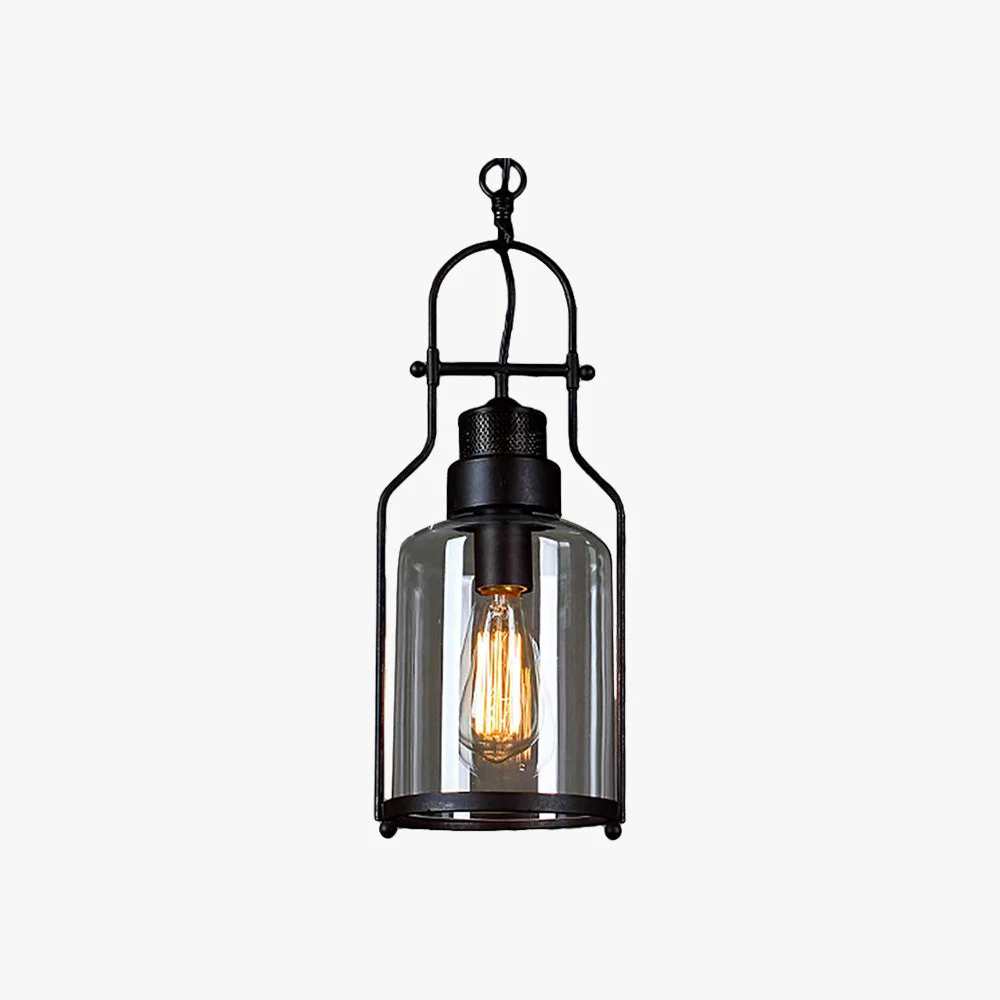 Premium Material Austin Vintage Industrial Pendant Light Black Rust Sustainable