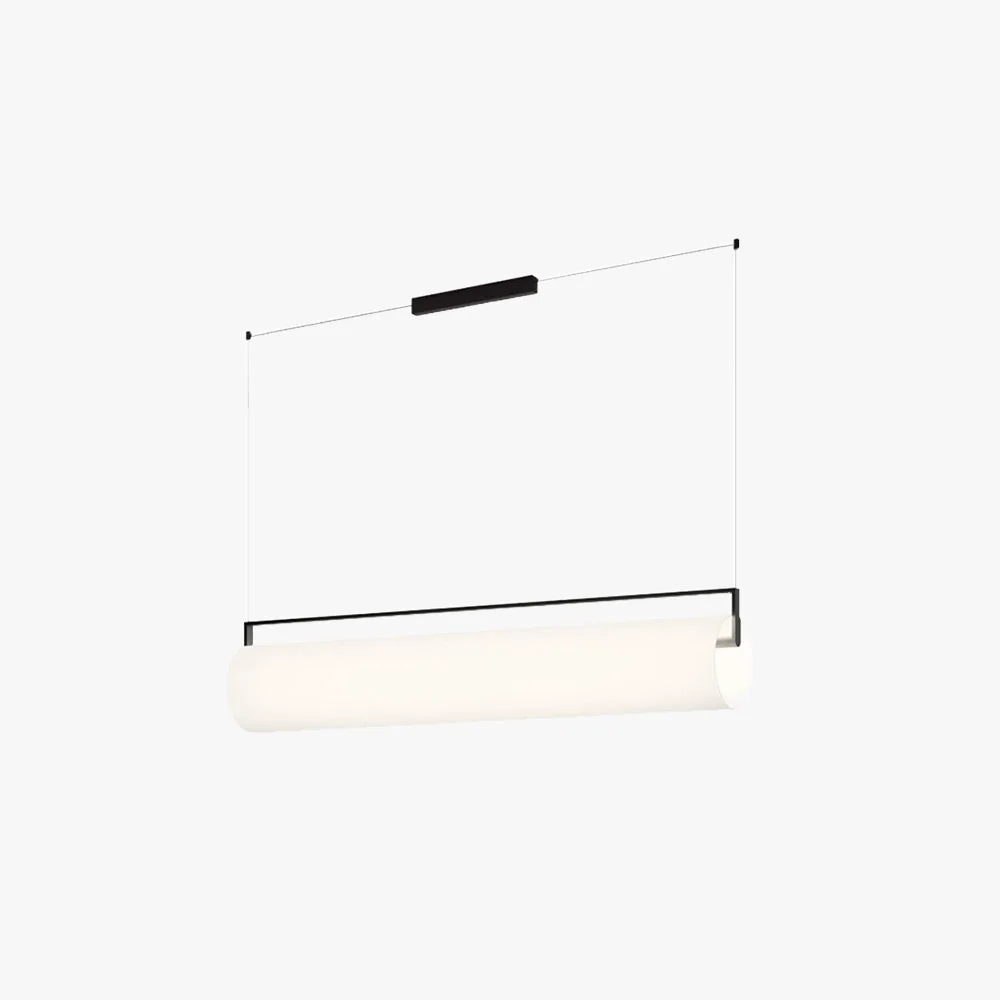 Practical Edge Desinger Cylindrical Shape Linear Pendant Light 36.6 48 Green