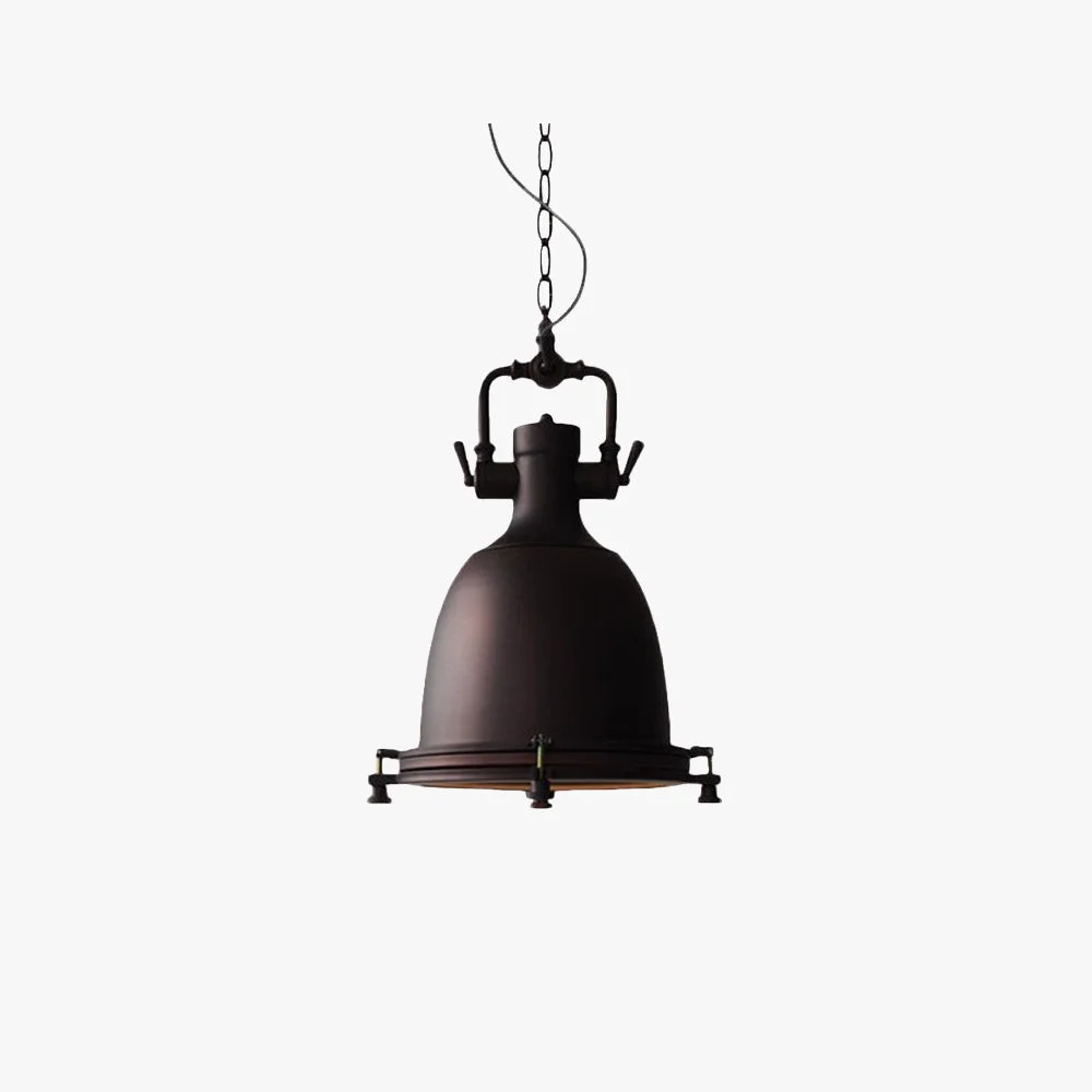 Flexible Alessio Rustic Retro Pot Black Metal Pendant Light 2 Style High-End