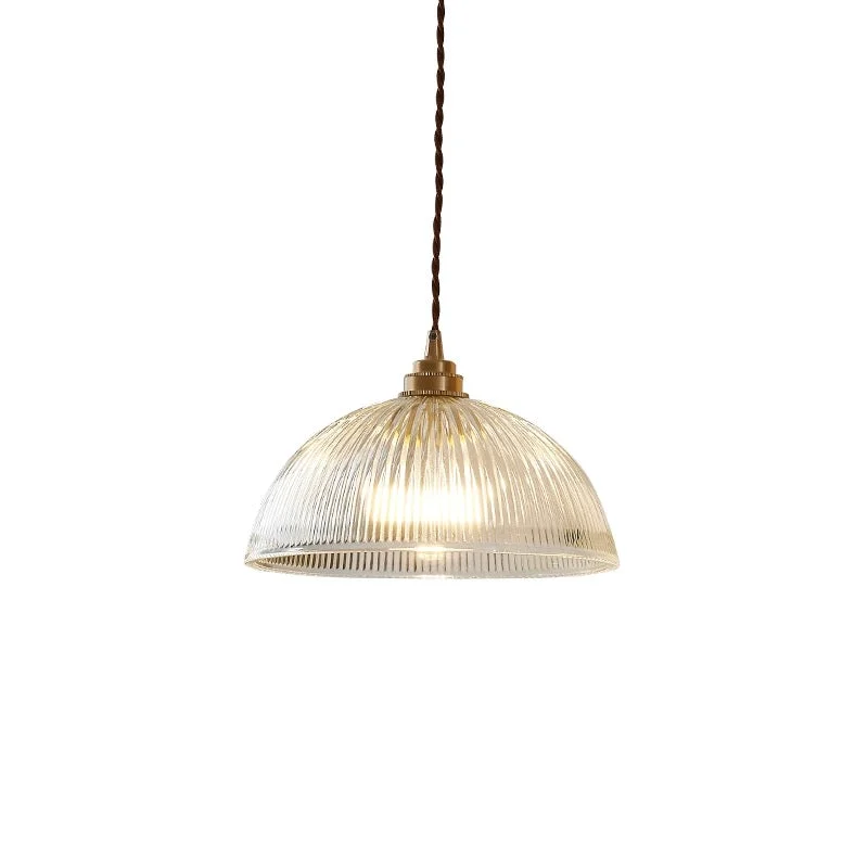 Smart Alessio Simple Bowl Metal Glass Pendant Light Clear Dining Room Carefully Designed