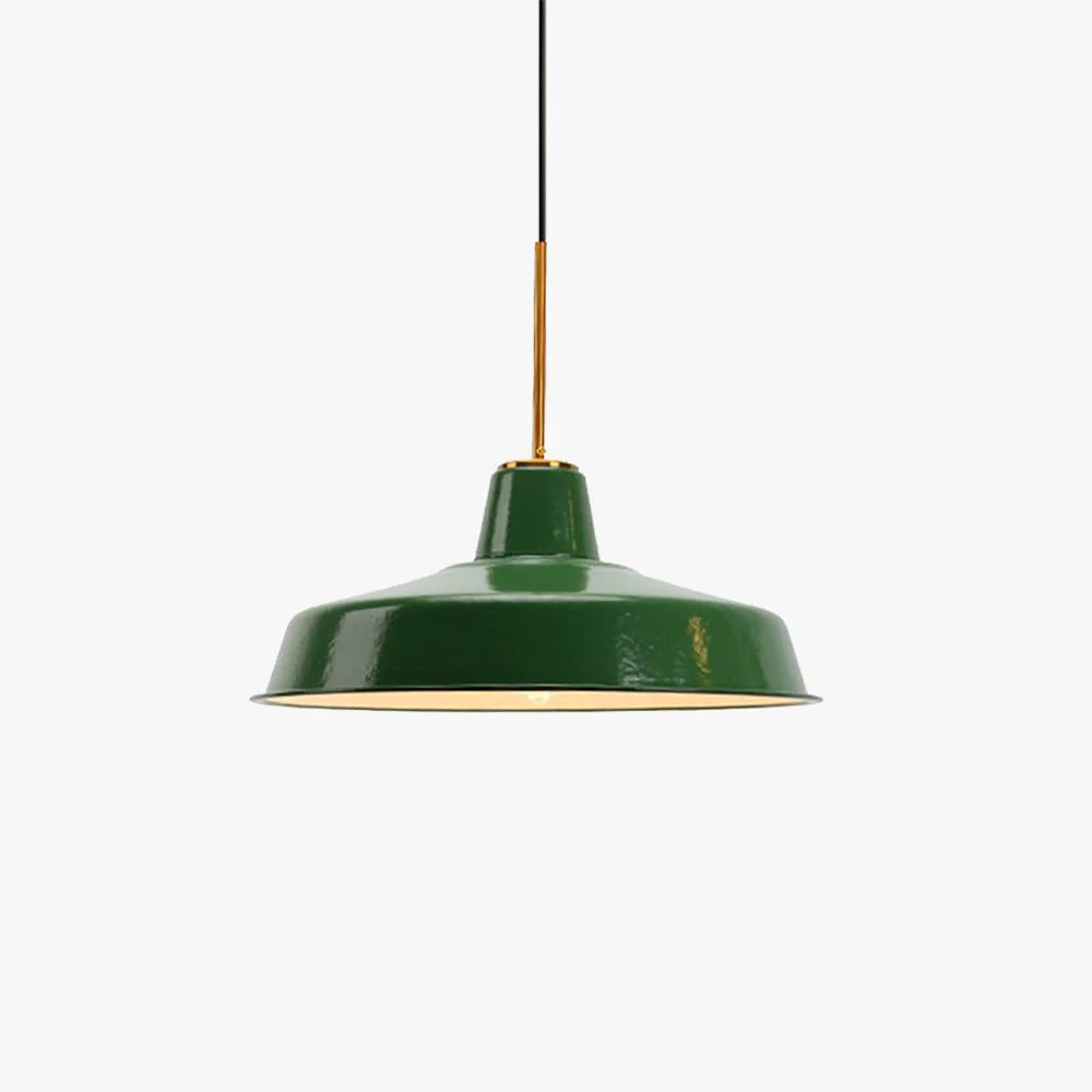 Fast Cairns Vintage Metal Arched Pendant Light Green High-Quality