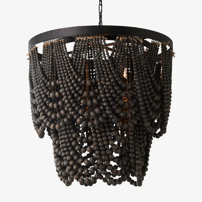 Long-Lasting Alessio LED Pendant Lights Black Rust White Wood Metal Living Room Badroom Smart