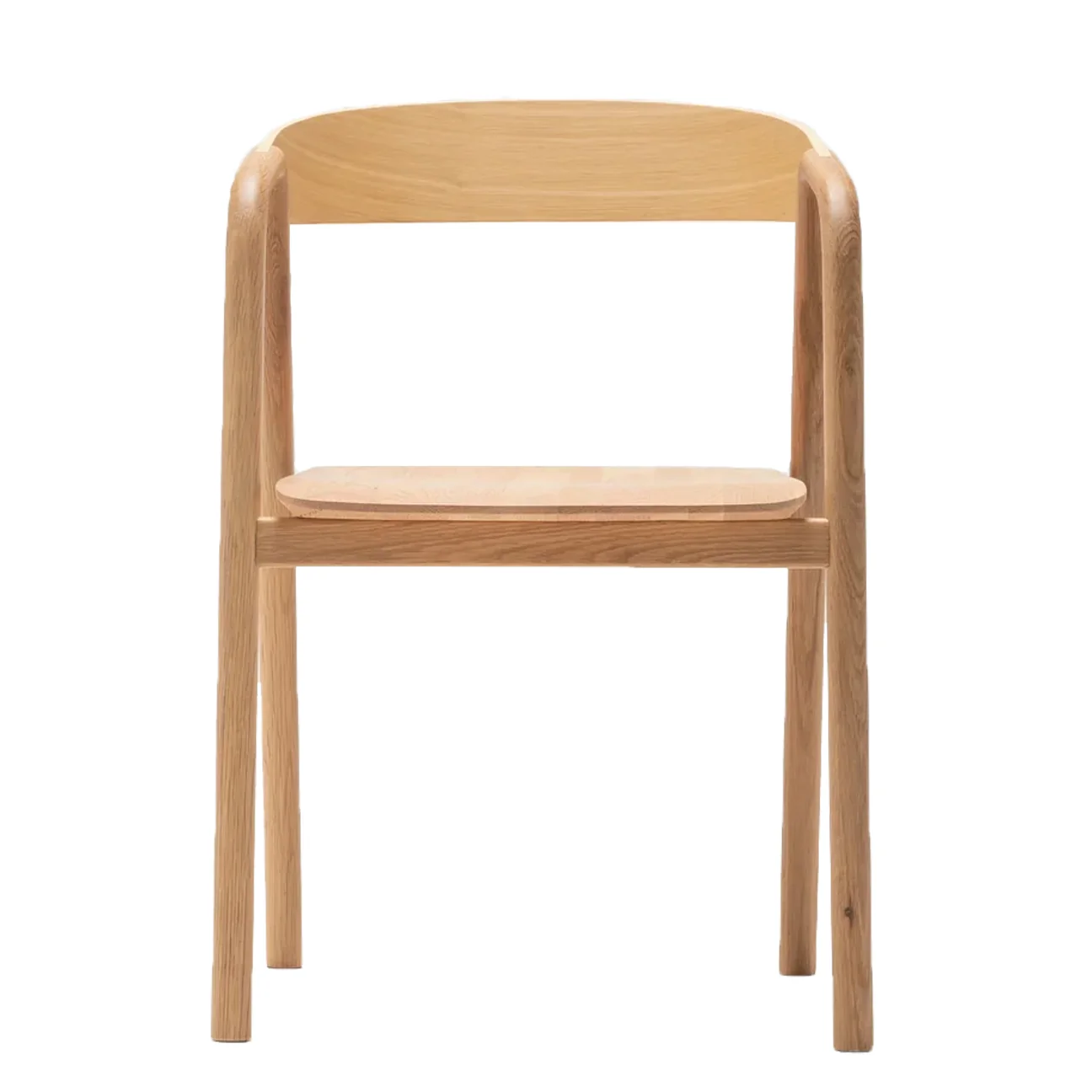 Stylish Inlay Dining Chair Oak - Natural High-End